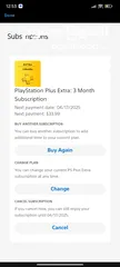  1 Playstation plus extra 3 months بلس اكسترا 3 اشهر