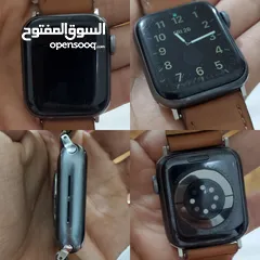  1 Apple Watch Series 6  Black  87% Battery   خدوش خفيييييييف على الشاشه