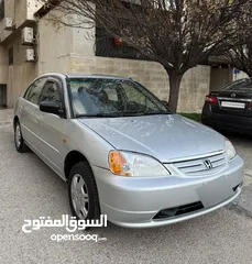  4 هوندا سيفيك موديل 2002 للبيع فحص كامل بحالة الوكالة ماتور 1700 فيتك اصلي