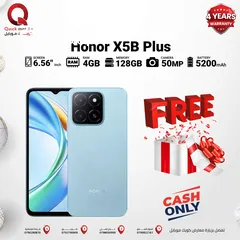  1 HONOR X5B PLUS ( 128GB ) / 4 RAM NEW /// هونور اكس 5 بي بلس ذاكرة 128 رام 4 الجديد