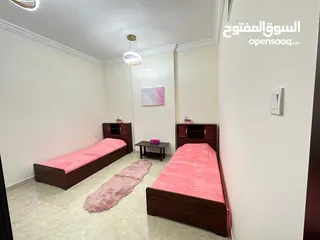  11 للإيجار الشهري شقة مفروشة غرفتين وصالة في عجمان منطقة الروضة
