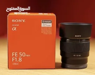  4 SONY 50mm f1.8 Full Frame FE Len