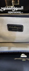  8 شنطة جلد طبيعي ( salvatore ferragamo calfskin thestudiocagebagsella) صناعة ايطالية