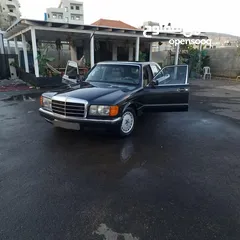  1 مرسيدس se300 موديل 1990 منفوضة بالكامل