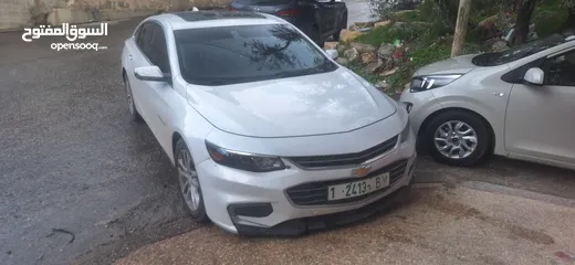  7 شيفروليت ماليبو موديل 2017 ترخيص وتامين شامل لشهر 6/2026 للبيع بسعر 65000 شيكل