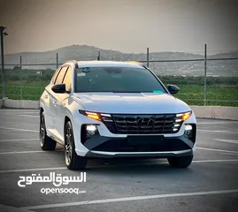  18 هونداي توسان  N-LINE  فل بدون فتحة  2x4 ///240Hp بنزين + كهرباء  2022/ ( Haybrid) 1600cc