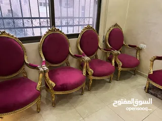  2 طقم كنب زان دمياطي حفر مصري من افخم ما يكن مو بحاجة اي شيء ولا نكشة فيه مع سجادة بسعر لقططططه