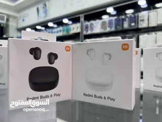  1 MI Buds 6 Play ( redmi ) سماعات شاومي الاصلية بودز 6 بلي الجديدة كليا بسعر اقتصادي و مواصفات ممتازة