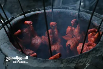  4 عمل مصنع لعمل فرن هندى للمطاعمTandoori oven -و غاز 3 عيون