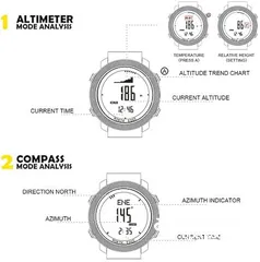  7 ساعة رياضية north edge watch بمواصفات رائعة