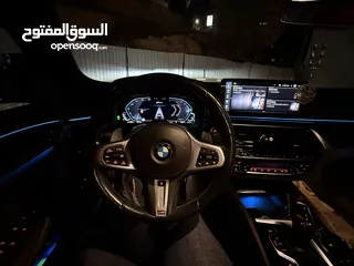  15 BMW 530e 2021 M بنزين+كهرباء هايبرد بسعر المغري المنافس على الكاش فقط(تبديل مرفوض)