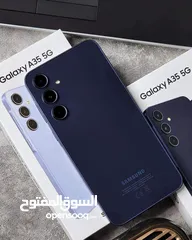  2 مستعمل اخو الجديد Samsung A35 5G رام 16 جيجا 256 أغراضة والكرتونه الأصلية متوفر توصيل أغراضة الأصلية