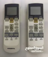  10 عدد 2 جهاز ريموت جنرال اصليات غير مستخدمة اصلي وكالة