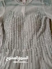  4 فستان سهره لون سومو للبيع مقاس ميديوم سمول