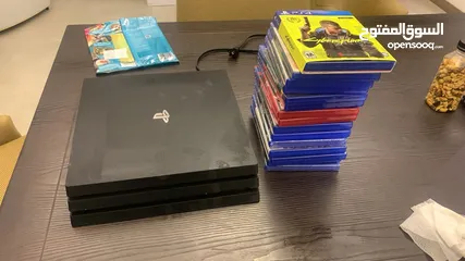  2 Ps4 pro 1 tb with 15 brand new disc