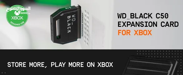  2 WD_BLACK 512GB C50 Expansion Card ذاكرة تخزين للاكسبوكس