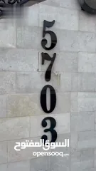  13 custom made house number sign in 3D, guaranteed waterproof and heatproof