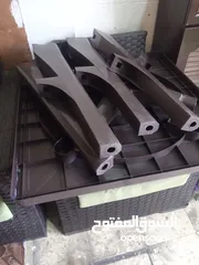  3 طاوله سفره بلاستيك مربعه للبيع مع كراسي