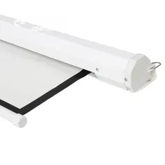  5 Motorized Projector Screen Wall Mount (240cmx240cm) with Remote شاشة بروجكتور مع ريموت