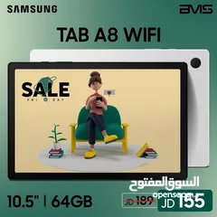  1 جديد كفالة سنة Tab Galaxy A8 wifi 64GB لدى سبيد سيل ستور
