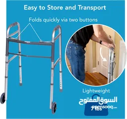  3 مشاية مرضي مع عجلات إحدى الوسائل الحديثة والرائعة التي توفر الكثير من المزايا لذوي الاحتياجات الخاصة