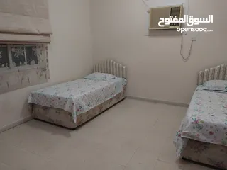  2 مفروشةايجار شهري شامل كهرباء وماء