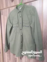  18 قمصان رجالي و وولادي جميع المقاسات ماركة زارا وبولو بأسعار مخفضة القميص ب دينارين