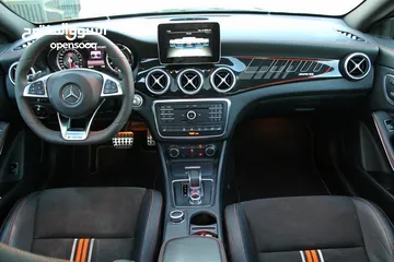  6 Mercedes cla 45 AMG 2016 Orange art edition  بحالة الوكالة مالك اول  اعلى مواصفات