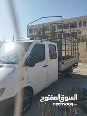 2 مرسيدس بنز 416 شصي طويل دبل كبينه موديل 2003