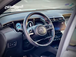  16 هونداي توسان N-Line Plug In  /2022  فل الفل فتحة سقف بانوراما  فل مسكر