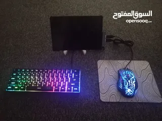  27 كت العاب للهاتف كامل (كيبورد+ماوس+ماوس باد+usb hub+ستاند) كت كامل للهاتف والتابلت تقدر تشتري شغلة