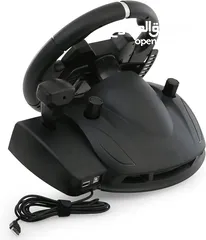  6 ستيرنغ ويل مقود سواقة مع بريكات لأجهزة الـ PC و البلايستيشن AP7 Steering