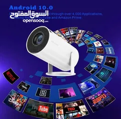 3 بروجكتر ULTRA HD بروجكتر يغنيك كليا علي الشاشة بدقة full HD يعمل بنظام Android TV & ios