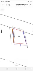  3 الارض للبيع.  خمس لبن ونص على شارعين شارع 12متر وشارع 4متر   الارض مخطط تخطيط   حكومي قريبه من الزفت