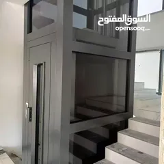  19 مصعد خارجي كامل مواصفات جيدة جدا مع سيفتي كامل