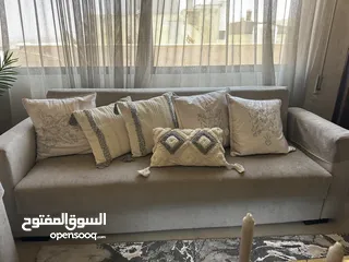  6 طقم كنب مع سفره و بوفيه للبيع