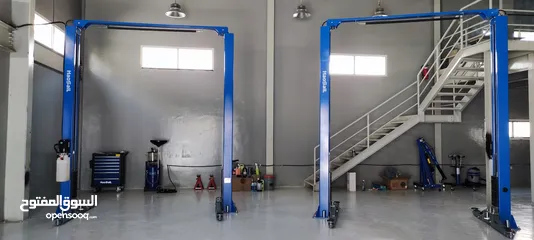  1 Two Post Clear Floor Lift-4 Ton