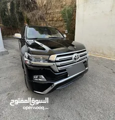  4 تويوتا لاندكروزر 2013 محول خارجي 2019 فحص كامل فل كامل اسود ملوكي