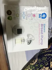  4 شفاط حليب كهرباء استعمال بسيط مع كامل اغراضه بالكرتونة