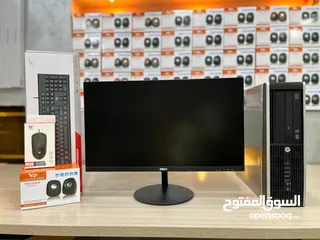  7 أجهزة كمبيوتر كامله بحالة الوكالة i5 مع شاشة جديده