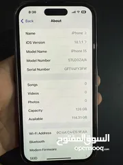  4 ايفون 15 شبه جديد