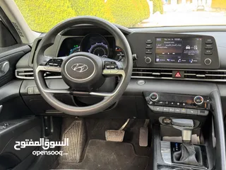  12 هيونداي النترا  blue hybrid 2021 جمرك جديد