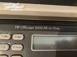  11 طابعة hp officejet 5610 all in one شوف الوصف الطابعة شبه جديدة استعمال بسيط جدا