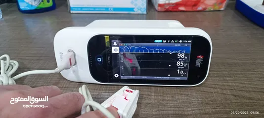  1 اوكسجين، شاشة علامات حيوية، تنفس، vital signs monitor,Masimo