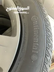  2 جنطات ربنج روڤر اصلي واطارات كونتننتال