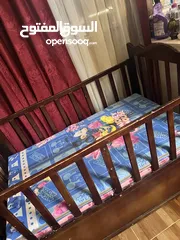  5 تخت بيبي بدون فرشه