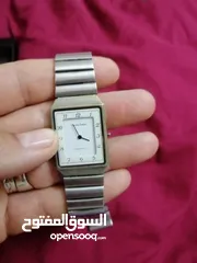  3 ساعة يد ماركة Charles Delon الأصلية – Slim Watch   تصميم كلاسيكي نحيف، شكل مستطيل، سوار معدني ستانلس