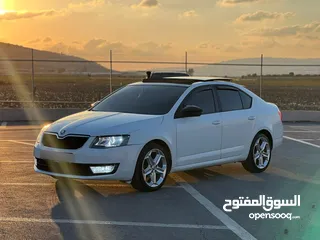  2 سكودا اكتافيا 2015 اتوماتيك ماتور 1600 ديزل  بانوراما