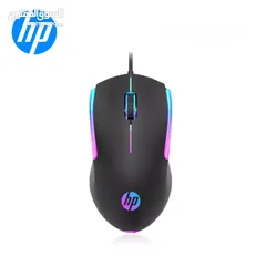  2 ماوس جيمنج اتش بي سلكي أر جي بي ملون HP M160 RGB USB WIRED GAMING MOUSE