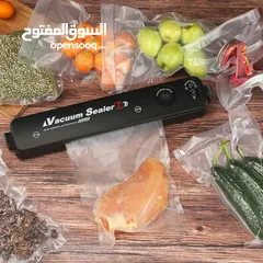  9 جهاز لحام الاكياس و شفط الهواء من الكيس لحفظ الاطعمه و تفريزها تسكير أكياس جهاز شفط الهوا